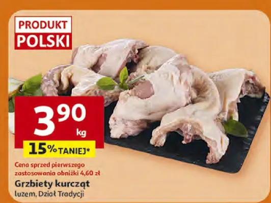 Grzbiety kurczat luzem promocja w Auchan