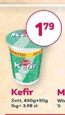 Kefir Zott promocja w Bliski