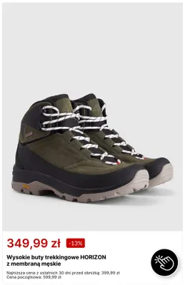 Wysokie buty trekkingowe Horizon z membraną męskie 4F promocja w 4F