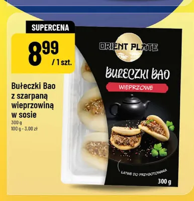 Bułeczki Bao z szarpaną wieprzowiną w sosie Orient Plate promocja w POLOmarket
