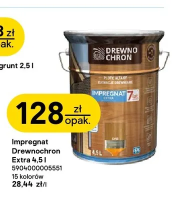 Impregnat Drewnochron Extra promocja w Castorama