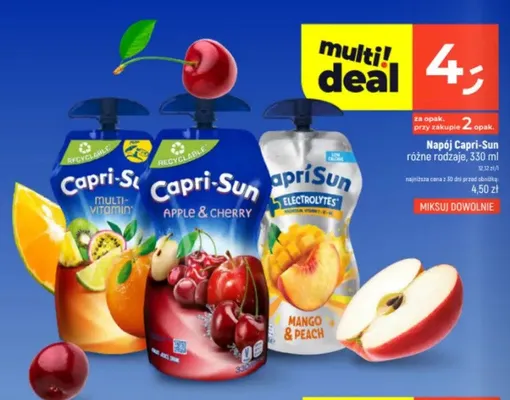 Napój Capri-Sun Apple & Cherry promocja w Dealz