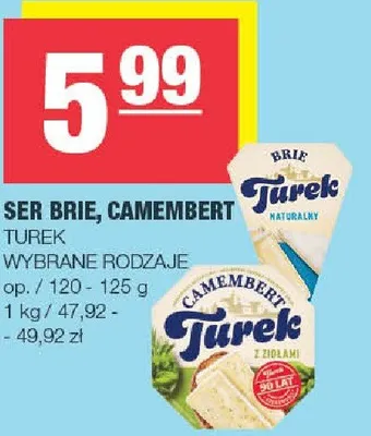 Ser brie, camembert wybrane rodzaje promocja w SPAR