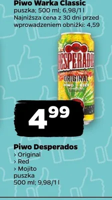 Piwo Desperados Mojito promocja w Netto