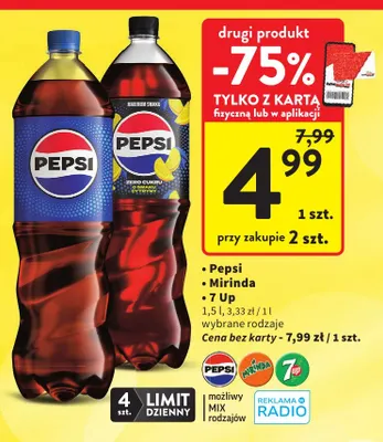Napój gazowany 7 Up promocja w Intermarche