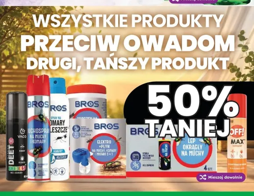 Suchospray na muchy i komary Bros promocja w Dino