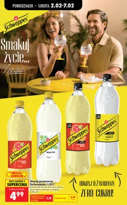 Napój gazowany Schweppes 1,35 l: tonic promocja w Biedronka