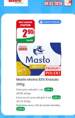 Masło promocja w Dino