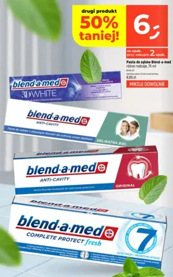 Pasta do zębów Blend-a-med Complete Protect Fresh 7 promocja w Dealz