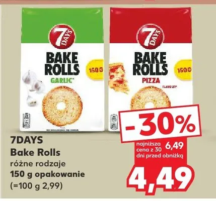 Bake Rolls różne rodzaje promocja w Kaufland