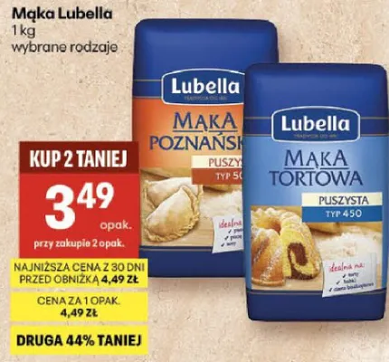 Mąka wybrane rodzaje promocja w Delikatesy Centrum