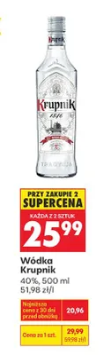 Wódka Krupnik 500 ml promocja w Biedronka