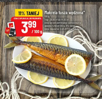 Makrela tusza wędzona promocja w POLOmarket