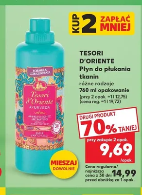 Płyn do płukania tkanin Tesori d'Oriente promocja w Kaufland
