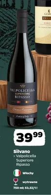 Wino czerwone wytrawne Silvano Valpolicella Superiore Ripasso promocja w Netto