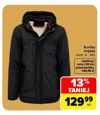 Kurtka męska promocja w Carrefour