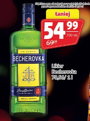 Likier Becherovka promocja w Prim Market