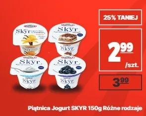 Jogurt typu islandzkiego Skyr waniliowy Piątnica promocja w API Market