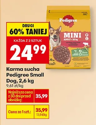 Karma sucha Small Dog promocja w Biedronka