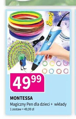 Magiczny Pen dla dzieci + wkłady Montessa promocja w Drogerie Polskie