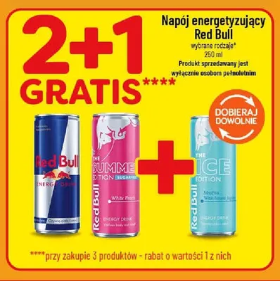 Napój energetyzujący Red Bull promocja w POLOmarket