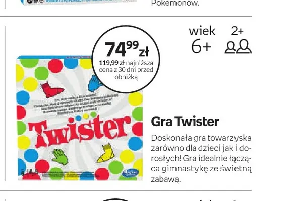 Gra Twister promocja w Empik