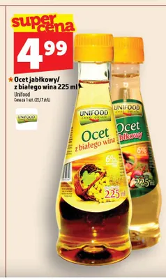 Ocet z białego wina Unifood promocja w TOPAZ