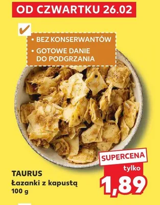 Łazanki z kapustą promocja w Kaufland