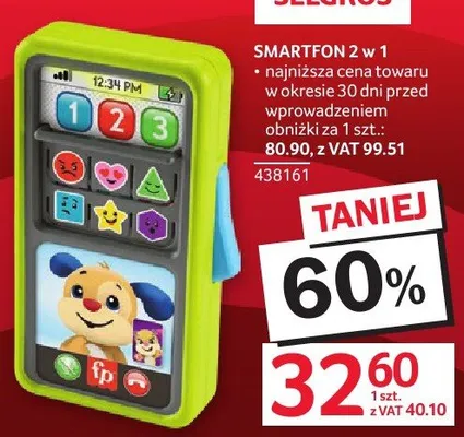 Smartfon 2 w 1 promocja w Selgros