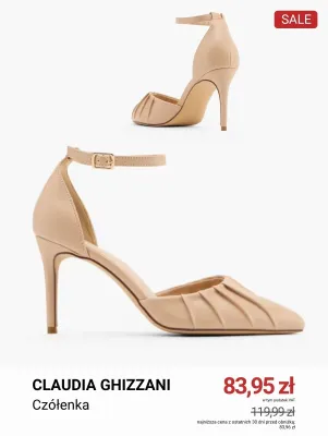 Czółenka Claudia Ghizzani promocja w Deichmann