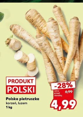 Pietruszka korzeń polska promocja w Kaufland