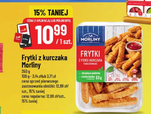 Frytki z kurczaka Morliny promocja w POLOmarket