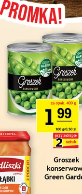 Groszek konserwowy Green Garden promocja w Gram Market