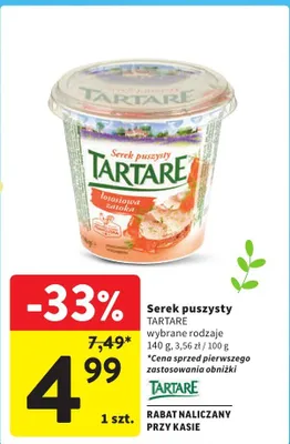 Serek puszysty promocja w Intermarche