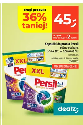 Kapsułki do prania Persil Color XXL promocja w Dealz