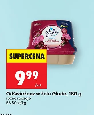 Odświeżacz w żelu Glade promocja w Biedronka