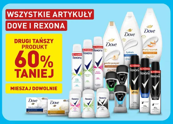 Antyperspirant w sprayu Bright Bouquet Rexona promocja w Aldi