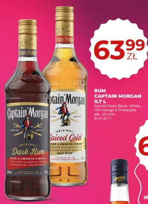 Rum Captain Morgan Black promocja w Duży Ben