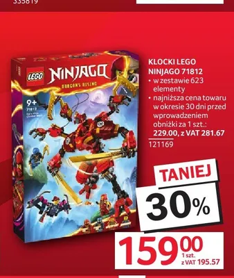 Klocki LEGO Ninjago 71812 promocja w Selgros