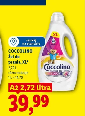 Żel do prania Coccolino XL promocja w Lidl