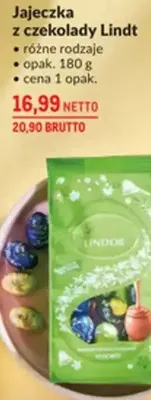 Jajeczka z czekolady Lindt - różne rodzaje promocja w Makro