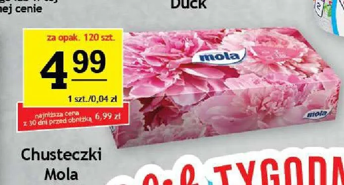 Chusteczki Mola promocja w Gram Market