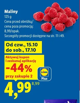 Maliny promocja w Lidl