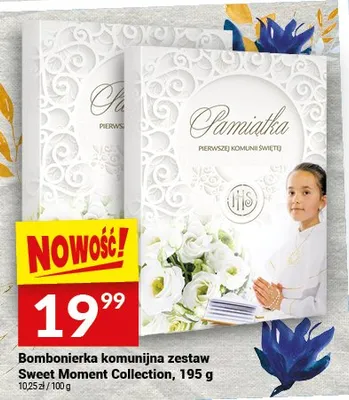 Bombonierka komunijna zestaw Sweet Moment Collection promocja w Twój Market