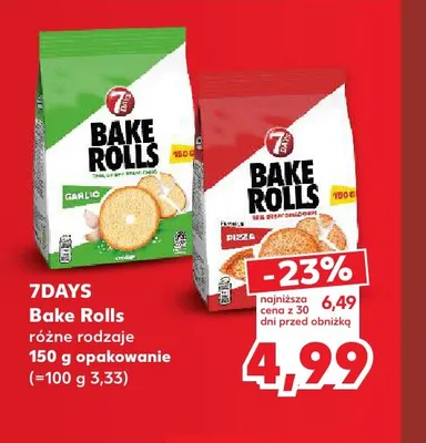 Bake Rolls 7Days promocja w Kaufland