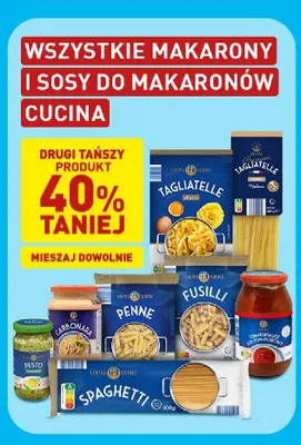 Makaron Fusilli Cucina Nobile promocja w Aldi