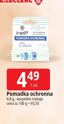 Pomadka ochronna Inell promocja w Leclerc