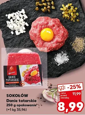 Danie tatarskie promocja w Kaufland