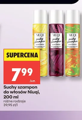 Suchy szampon do włosów Niuqi promocja w Biedronka