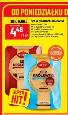 Ser w plastrach Królewski Sierpc promocja w POLOmarket
